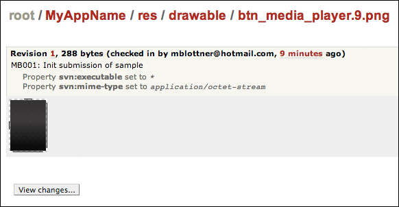 Trac file detail screenshot